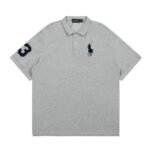Ralph Lauren1:1 embroidered POLO T-shirt 230g100% cotton - Image 4