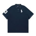 Ralph Lauren1:1 embroidered POLO T-shirt 230g100% cotton - Image 5