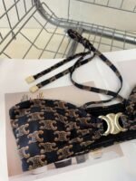 Celine Arc de Triomphe logo two-piece swimsuit - Image 5