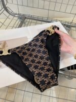 Celine Arc de Triomphe logo two-piece swimsuit - Image 3