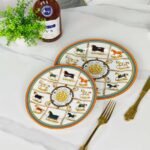 Hermès New Arrival Ten Horses Double Plate Set - Image 6
