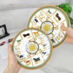 Hermès New Arrival Ten Horses Double Plate Set - Image 2