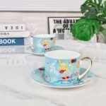 Hermès Astronaut blue coffee cup with double saucer - Image 8