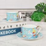 Hermès Astronaut blue coffee cup with double saucer - Image 4