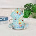 Hermès Astronaut blue coffee cup with double saucer - Image 2