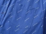 Balenciaga all-over printed logo single-breasted casual long-sleeved shirt Premium quality - Image 9