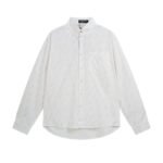 Balenciaga all-over printed logo single-breasted casual long-sleeved shirt Premium quality - Image 3