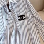 Chanel 2025 new striped shirt - Image 8