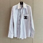 Chanel 2025 new striped shirt - Image 7