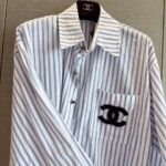 Chanel 2025 new striped shirt - Image 5