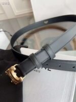 Celine premium leather belt, 2.4cm wide - Image 7