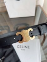 Celine premium leather belt, 2.4cm wide - Image 6