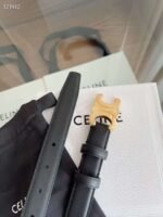 Celine premium leather belt, 2.4cm wide - Image 3