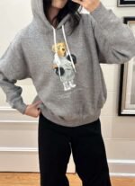 Ralph Lauren Polo autumn new sports boxing bear hooded sweatshirt - Image 6