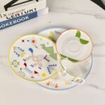 Hermès new porcelain plate set of four bone china porcelain, the beginning of a quality life - Image 9