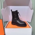 Hermes autumn and winter new Land ankle boots series Cowhide material, premium version - Image 9