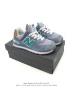 New Balance 574 series comfortable and versatile retro stitching fashion casual sports shoes - Image 4