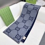 GUCCI Wool & Silk Scarf (Premium Version) Size: 35x180cm - Image 4