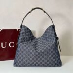 GUCCI premium quality blue canvas bag, 1:1 quality Size: 40x36x12cm - Image 8