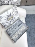 Dior twill print scarf, 100% cashmere, premium version. Dimensions: 45 x 200 cm - Image 4