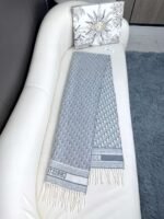 Dior twill print scarf, 100% cashmere, premium version. Dimensions: 45 x 200 cm - Image 2