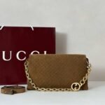 GUCCI shoulder bag, genuine leather, premium version. Dimensions: 28x16x7cm - Image 7