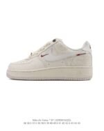 Nike Air Force 1 ’07 Low, featuring Air Max cushioning, low-top design, platform sole, height-increasing, casual athletic sneakers. - Image 9