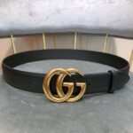 GUCCI Textured Calfskin premium belt, 4cm wide - Image 5