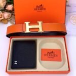 Hermes Belt and wallet set - Image 3