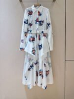 ERDEM Straight shoulder long sleeve dress - Image 6