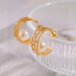 Dior New Letter CD Earrings