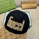 Gucci counter 1:1 baseball cap original canvas fabric + head layer cofskin - Image 14