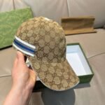 Gucci1:1 Baseball cap original canvas + first layer cowhide - Image 11