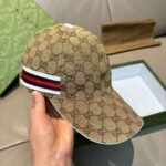 Gucci1:1 Baseball cap original canvas + first layer cowhide - Image 5
