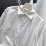 Loewe Spring/Summer New Arrivals Irregular V-Neck Shirt Premium - Image 5