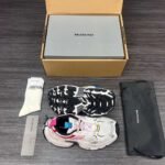 Balenciaga 6XL mismatched round toe lace-up chunky sneakers 1:1 Premium version - Image 9