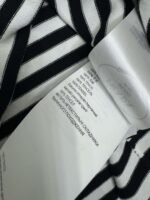 PRADA 2025 Spring and Summer Latest Striped Knitted Short Sleeve Top Wool Material T-shirt - Image 9