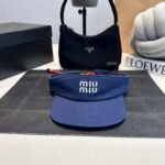 MIUMIU sports fitness hat pure cotton Sun hat - Image 4