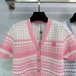 Chanel 2025 Summer New V-neck Short Sleeve Cardigan High Quality - Image 12