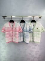Chanel 2025 Summer New V-neck Short Sleeve Cardigan High Quality - Image 4