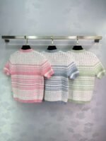 Chanel 2025 Summer New V-neck Short Sleeve Cardigan High Quality - Image 5