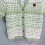 Chanel 2025 Summer New V-neck Short Sleeve Cardigan High Quality - Image 8
