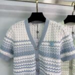 Chanel 2025 Summer New V-neck Short Sleeve Cardigan High Quality - Image 7