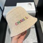 Chanel knitted bucket hat head circumference 57cm - Image 3