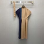 DIOR 2025 new printed lapel belted skirt (including belt) linen fabric - Image 6