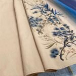 DIOR 2025 new printed lapel belted skirt (including belt) linen fabric - Image 4