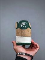Nike Air Force 1’07 Low White Brown Green Air Force One Low-top Casual Sneakers - Image 5