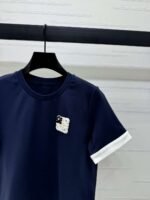 Loewe summer round neck short sleeve elastic waist shorts suit high quality version - Image 6