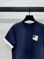 Loewe summer round neck short sleeve elastic waist shorts suit high quality version - Image 5