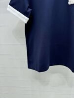 Loewe summer round neck short sleeve elastic waist shorts suit high quality version - Image 4